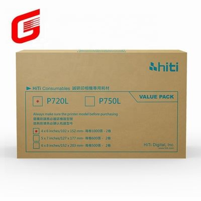 Hiti P750L Photo Paper and Ribbon Print Kit for 4x6 Photos Shipping DHL UPS TNT FEDEX