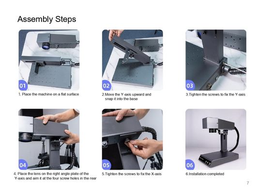 Precision Fiber Optic Marking DAJA M1pro Laser Engraving Machine for Metal Nameplate
