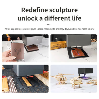 1 Max Paper Size USB Interface Laser Engraving Machine for Wood Plastic Mini Logo Printer