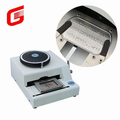 Maximum Typing Range 102x86 mm Manual Stainless Steel Plate Embossing Machine for Dog Tag