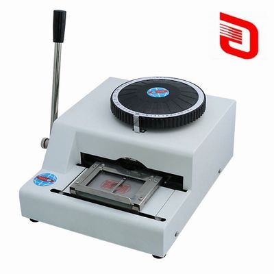 Maximum Typing Range 102x86 mm Manual Stainless Steel Plate Embossing Machine for Dog Tag