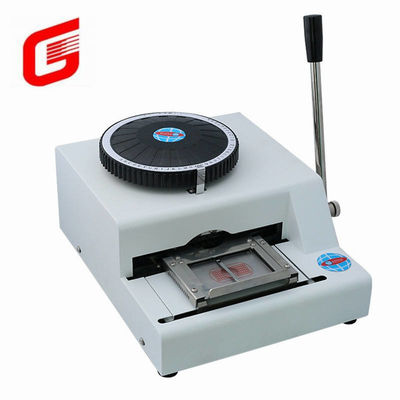 Maximum Typing Range 102x86 mm Manual Stainless Steel Plate Embossing Machine for Dog Tag