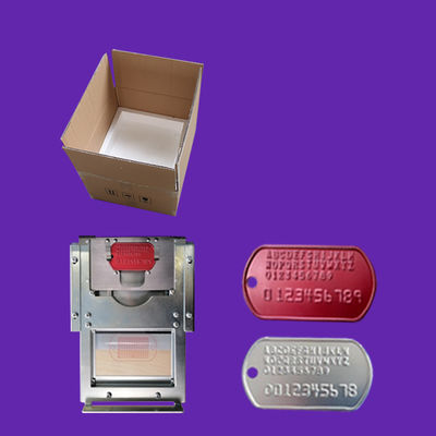 1/7 Inch Character Interval 72 Letter Dog Tag ID Metal Tag Punching Machine Embossing Machine