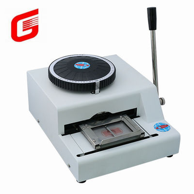 Durable 52 Code Letters Manual Number Dog Tag Embossing Machine with Other Interface