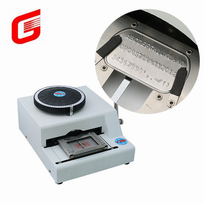 Durable 52 Code Letters Manual Number Dog Tag Embossing Machine with Other Interface