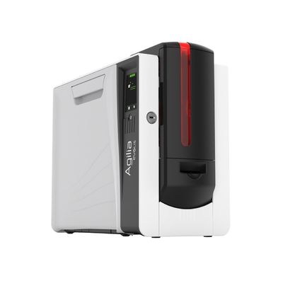 Evolis Agilia Retransfer Card Printer with 600 dpi Resolution and USB 2.0 Ethernet Interface