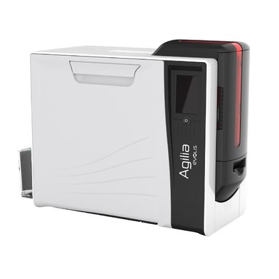 Evolis Agilia Retransfer Card Printer with 600 dpi Resolution and USB 2.0 Ethernet Interface