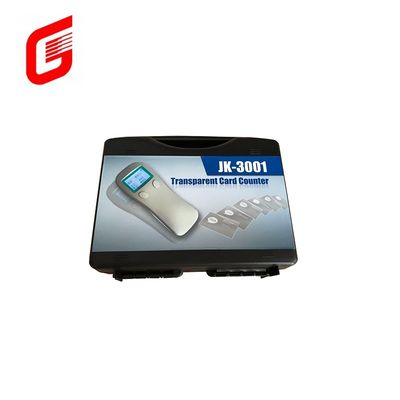 Compact Design JK-3001 Handheld Automatic Transparent Card Counter with ABS Material
