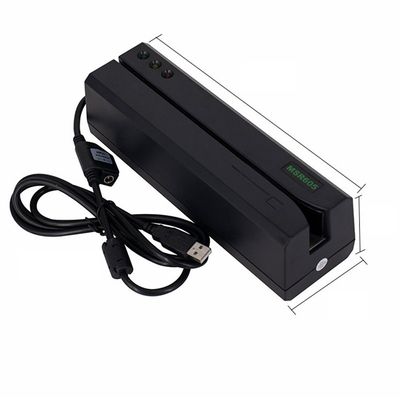 MSR605 Magnetic Stripe Card Reader Writer for Windows USB 3 Tracks and Software Suite