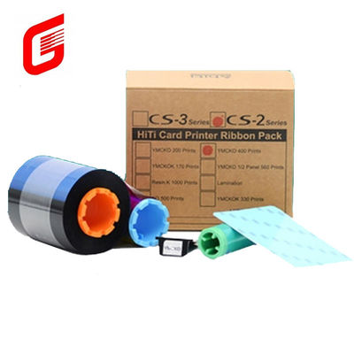 400 Prints/roll CS-2 Series Full Panel YMCKO-C6 Color Ribbon for HITI CS-220e Card Printer