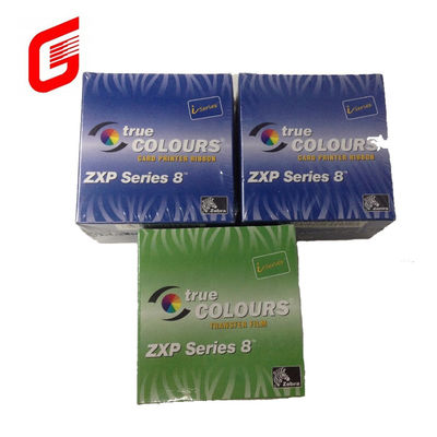 YMCK Color Ribbon Transfer Film For Zebra ZXP Series 8 ZXP 9 Card Printer 1250 Images