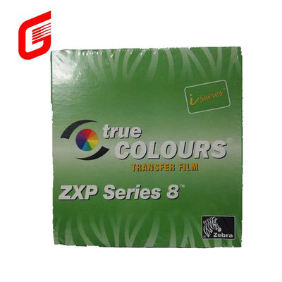 YMCK Color Ribbon Transfer Film For Zebra ZXP Series 8 ZXP 9 Card Printer 1250 Images