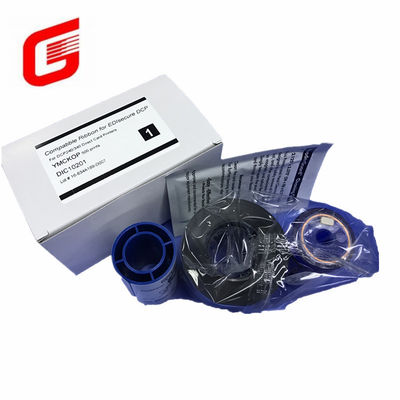 Long-lasting YMCKOP Color Ribbon DIC10201 for DCP 240/340 Card Printer