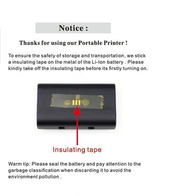 Rechargeable Lithium Battery Powered ZJ-5810 58mm Thermal Receipt Printer for POS Portable