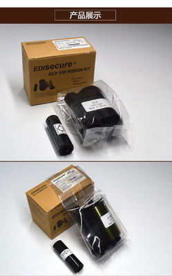 Original DIC10580 YMCKO Color Ribbon Kit 250 Images per Roll for DCP 350 ID Card Printer