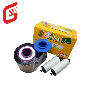 9mm Width Compatible YMCKO Color Ribbon 2000 Prints for Zebra Card Printer 800077-761