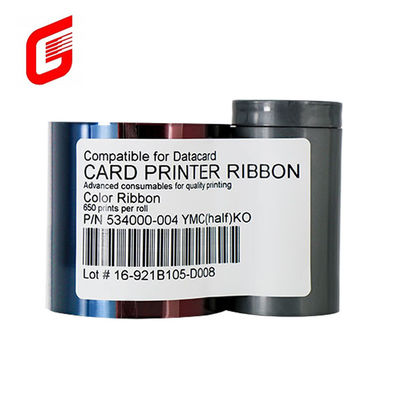 Original Datacard 534000-004 YMCKT Printer Ribbon 650 Prints for Card Printer Demands