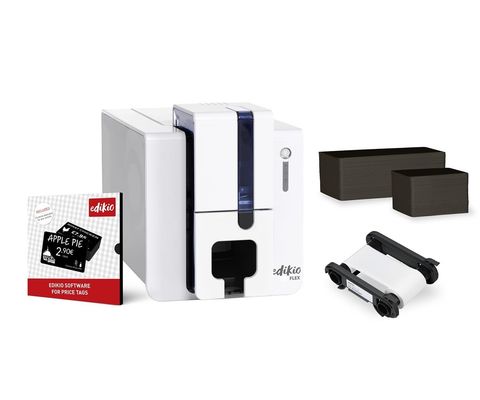 USB and Ethernet Interface Evolis Edikio FLEX Tag Printer for Hotel Card Production