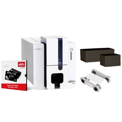 Evolis Edikio FLEX Single Sided 12 Dots/mm 300dpi USB Ethernet Tag Printer with 1-