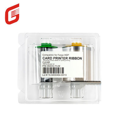 Black Print Speed 1 Compatible Retransfer Film Ribbon 84053 for Fargo HDP 5000 Printer