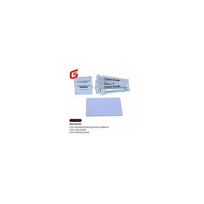 XID Retransfer Card Printers Cleaning Kit 10 x Roller Wipes No Adhesive Cleaning Cards