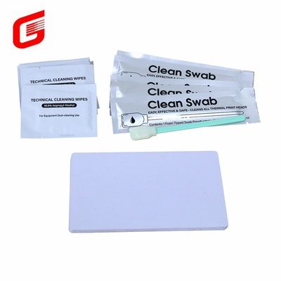 XID Retransfer Card Printers Cleaning Kit 10 x Roller Wipes No Adhesive Cleaning Cards