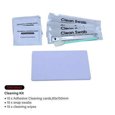 XID Retransfer Card Printers Cleaning Kit 10 x Roller Wipes No Adhesive Cleaning Cards