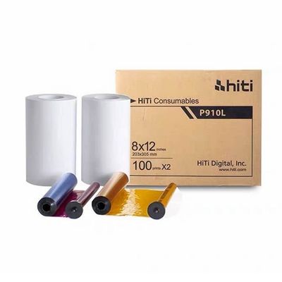 P910 Photo Printer Consumables 8*12 Paper and Ribbon Kit for Professional Result