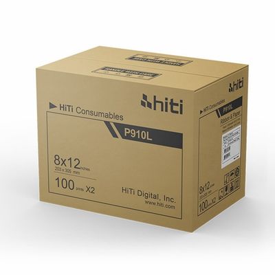 P910 Photo Printer Consumables 8*12 Paper and Ribbon Kit for Professional Result