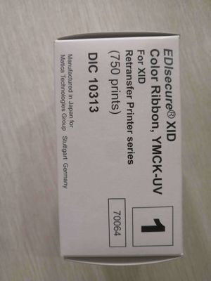 XID8300 Color UV Ribbon DIC10313 YMCK-UV for XID 8600 Card Printer Nylon Material