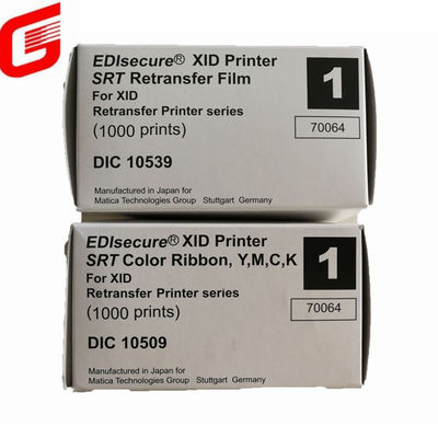 Matica XID8100 IC ID PVC Business Card Printers DIC10509 and DIC10539 YMCK Color Ribbons