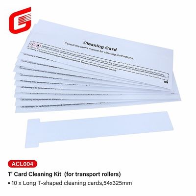 Card Printer ACL004 Alcohol Cleaning T Cards for Evolis Primacy Zenius Elypso Badgy100 Badgy200