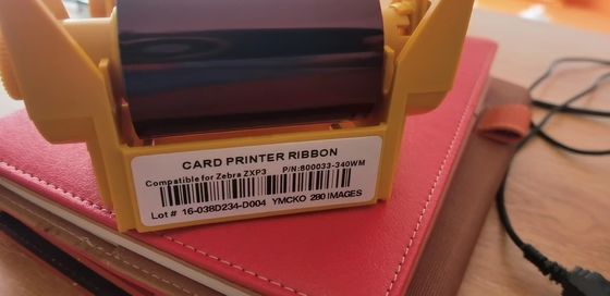 Zebra ZXP Series 3 Compatible YMCKO Ribbon 800033-340WM for P100i P100m P110i P120i