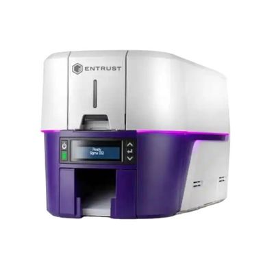 Entrust Sigma DS3 Dual Sided or Single Sided Smart Business ID Card Printer Datacard