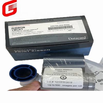 535700-004 R002 YMCKT Color Ribbon 500 Images for Datacard CD800 ID Card Printer