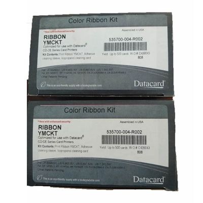 535700-004 R002 YMCKT Color Ribbon 500 Images for Datacard CD800 ID Card Printer