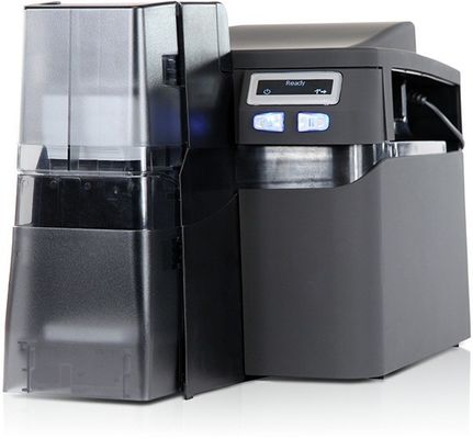 Black Print Speed 6 Seconds per Card HID Fargo DTC4250e Dual Sided ID Card Printer