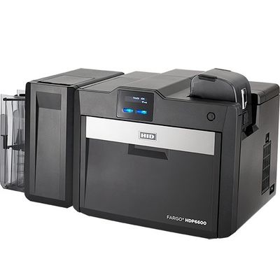 600dpi Output HID Fargo HDP6600 Dual-Side Smart Business ID Card Printer with Private Mold