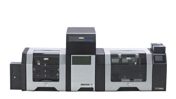 CR80 85.5*54mm HID FARGO HDP8500 Dual Sided Smart Business ID Card Printer with 8 OS