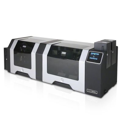 CR80 85.5*54mm HID FARGO HDP8500 Dual Sided Smart Business ID Card Printer with 8 OS