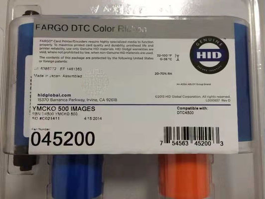 045200 YMCK Color Ribbon The Ultimate Solution for DTC4500/DTC4520E ID Card Printer