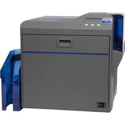 SR300 Retransfer Smart Business ID Card Printer Double Sided High Definition High Security