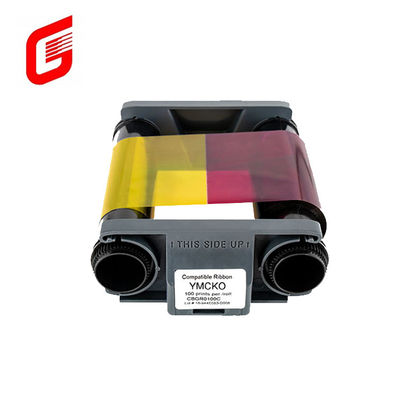 CBGR0100C YMCKO Color Ribbon 100 Prints Compatible with Badgy100 Badgy200 Printer