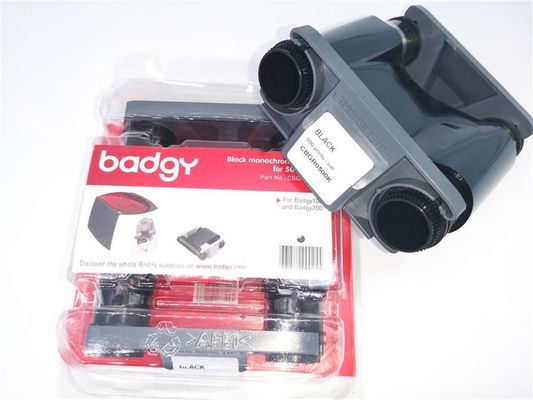 Long-Lasting Printer Ribbon for Nylon CBGR0500K Original Badgy Black Monochrome Ribbon