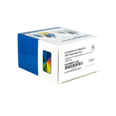 Datacard 568971 001 YMCK Color Ribbon and 568971 103 Retransfer Film for SR200 SR300 RP90 RP90