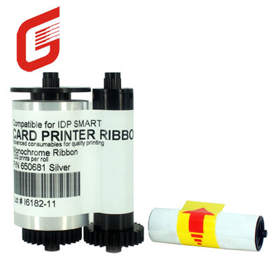 IDP Smart 650681 Metallic Silver Ribbon 1200 Prints Compatible for Smart 30S 50S 50D 50L Printer