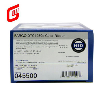 045515 Ribbon DTC1250e Card Printer 250 Images YMCKO Ribbon for Applicable Equipment
