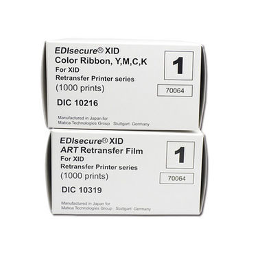 DIC10216 Color Ribbon DIC10319 Film for Matica XID8300 Card Printer 1000 Prints/roll