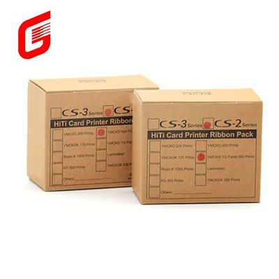 CS-2 Compatible YMCKO-C6 Color Ribbon for HITI CS-220e Card Printer 400 prints/roll