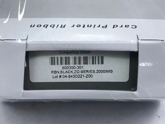 Compatible Ribbon For Zebra ZC100 ZC150 id card printer 800300-301 2000 Prints/roll